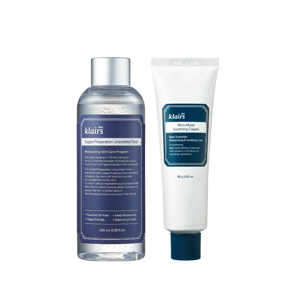 Dear, Klairs Unscented Toner + Soothing Cream