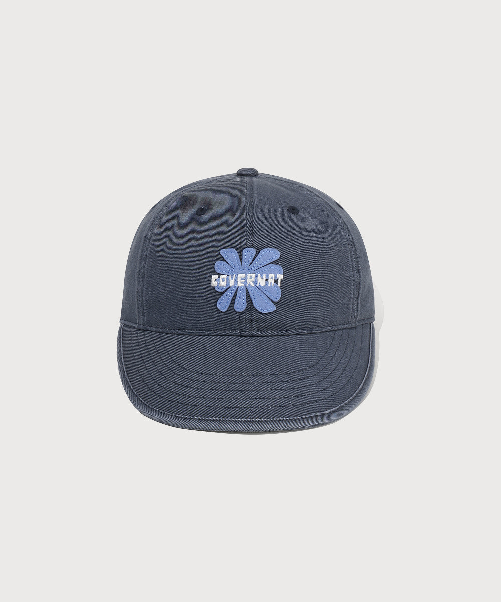 Covernat [Worn by Yunji Choi] Women's Flower Low Cap Navy