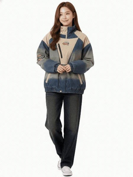 Gababa [No Margin Special/Best Seller] Unisex Y2K Vintage Washing Damage Hip Denim Jacket G78339