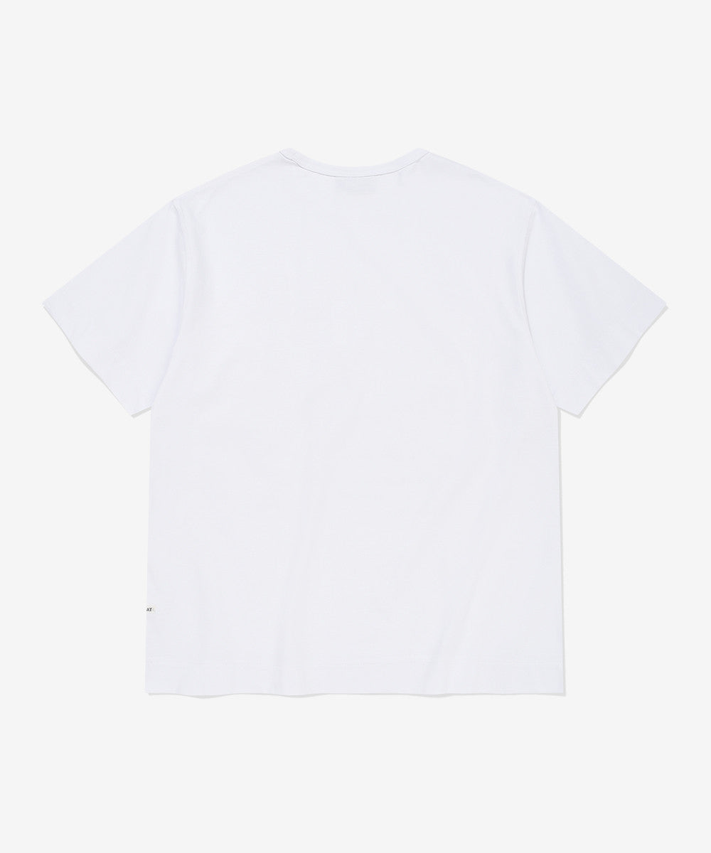 Covernat Western Boots Graphic Crop T-shirt White