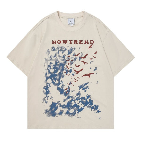 Gababa [Best Seller] Unisex Blurring Light Short Sleeve T-shirt G77050