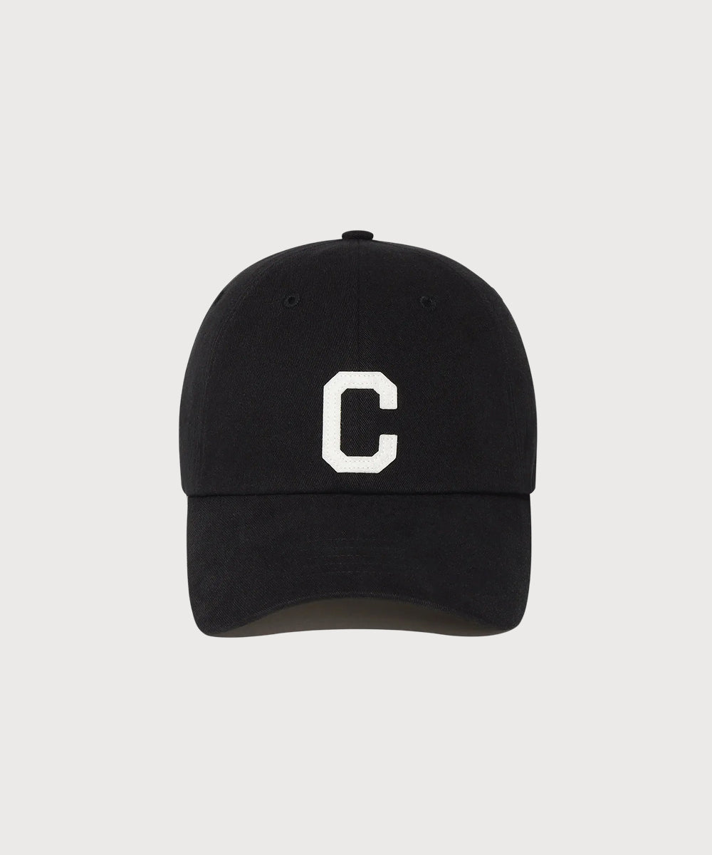 Covernat C Logo Cozy Fit Washing Ball Cap Black