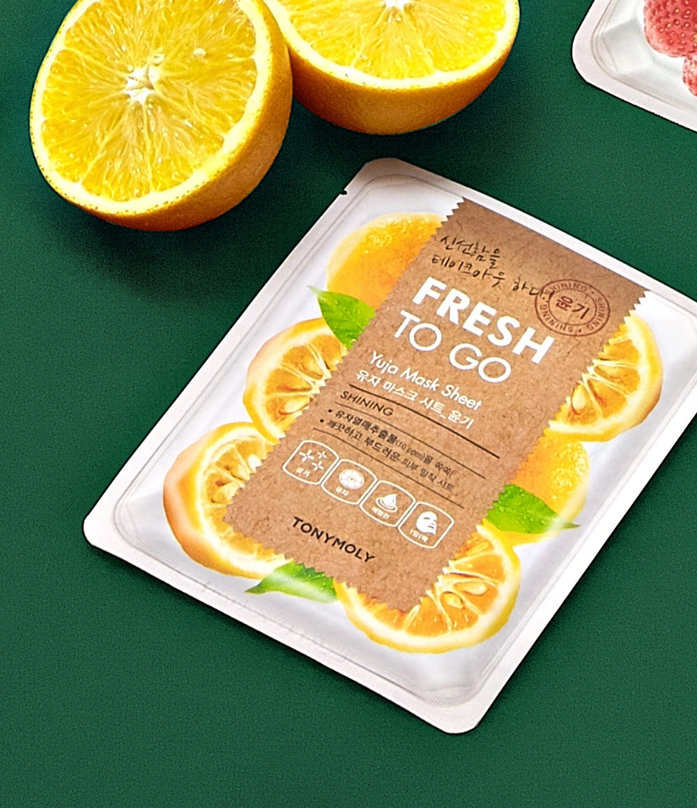 TONY MOLY 10+10 Fresh To Go Mask Sheet Yuzu