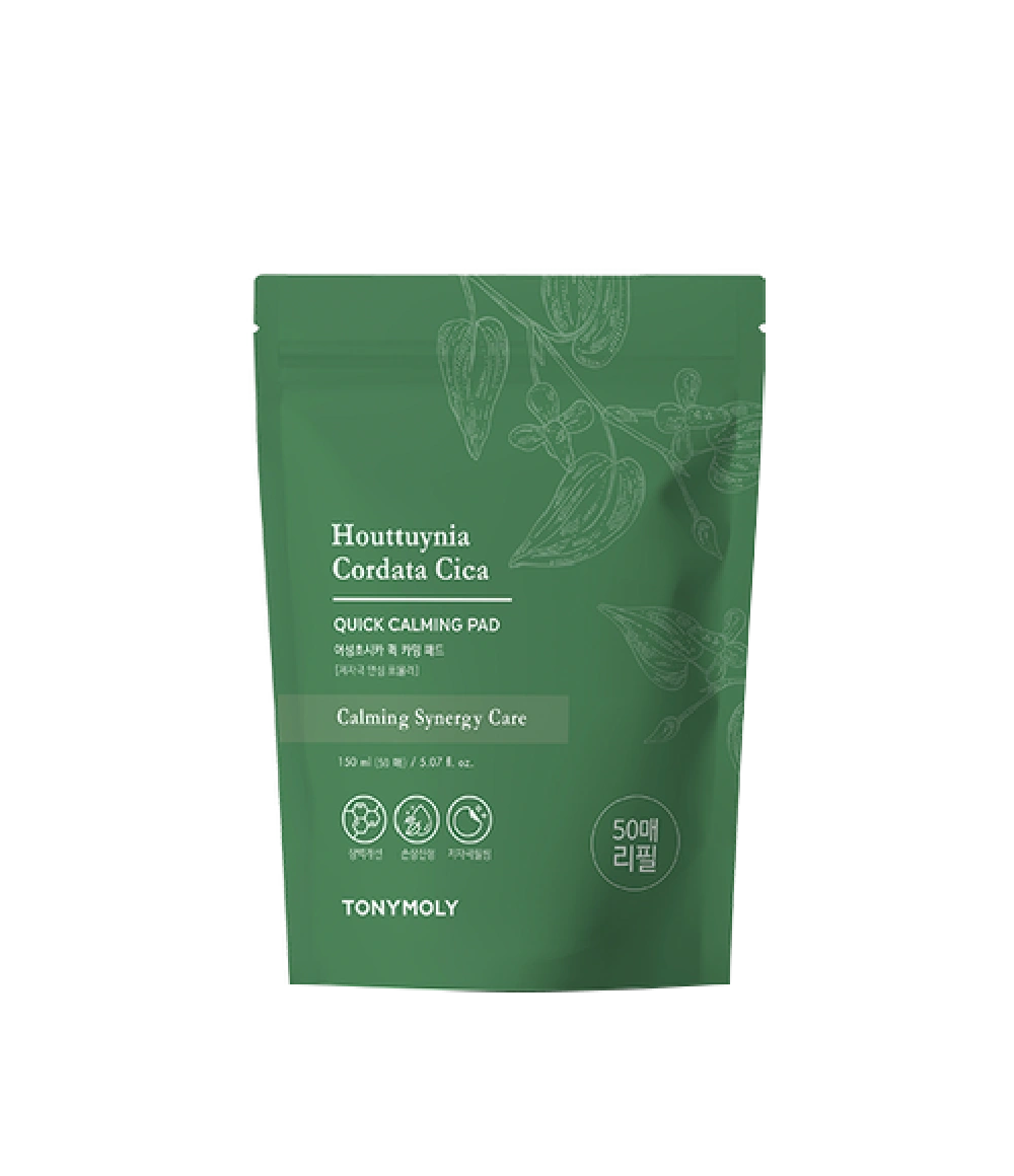 TONY MOLY Heartoutleaf Cica Quick Calming Pad [Refill Pack]