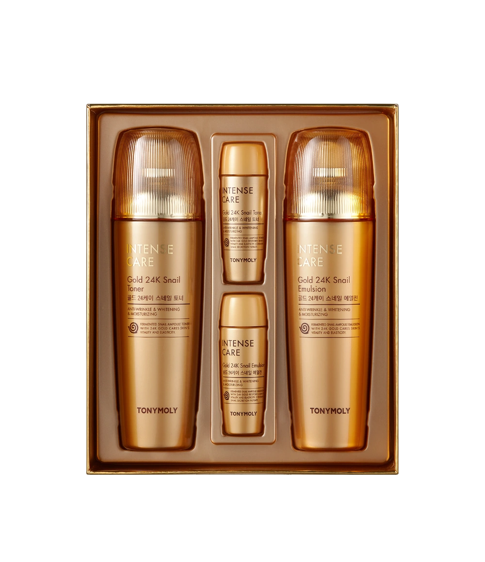 TONY MOLY Int Care Gold 24K Snail Skincare 2-Piece Set