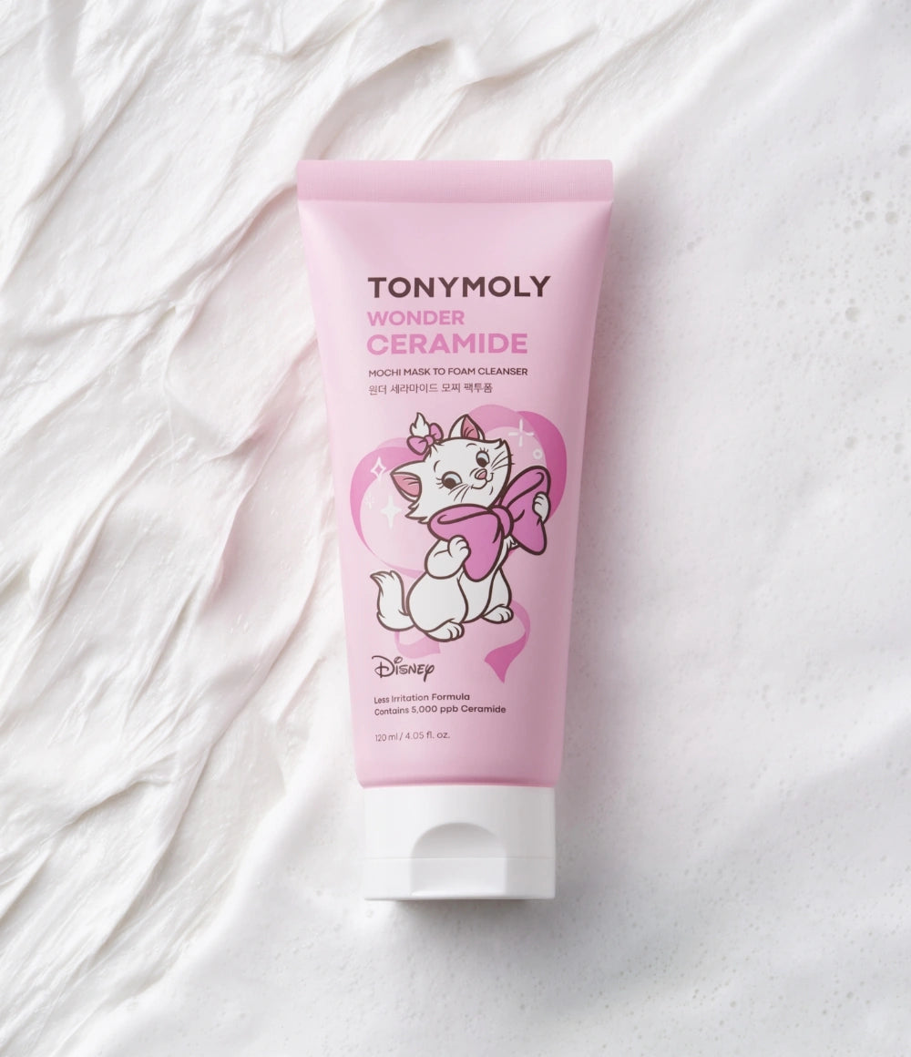 TONY MOLY Disney Marie Collaboration Wonder Ceramide Mochi Pack-to-Foam