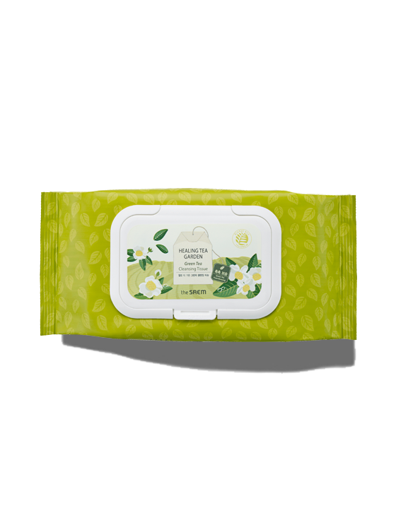 The Saem Healing Tea Garden Green Tea Cleansing Tissue(60)