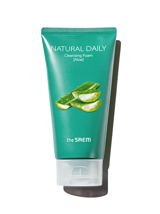 The Saem Natural Daily Cleansing Foam Aloe
