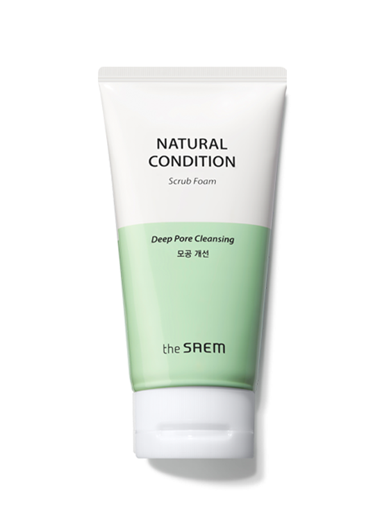 The Saem Natural Condition Scrub Foam [Deep pore cleansing]