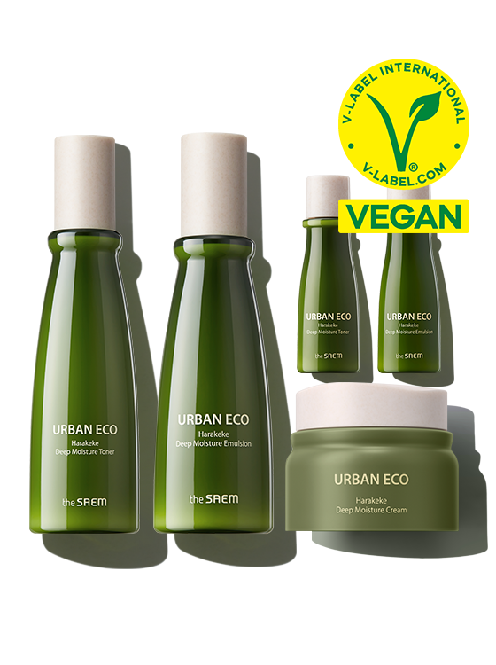 The Saem Urban Eco Harakeke Deep Moisture Skin Care 3 Set