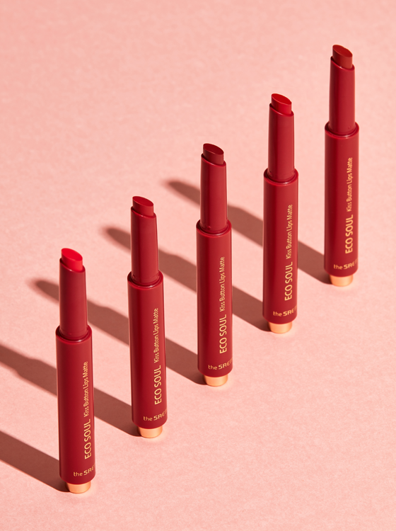The Saem Eco Soul Kiss Button Lips Matte