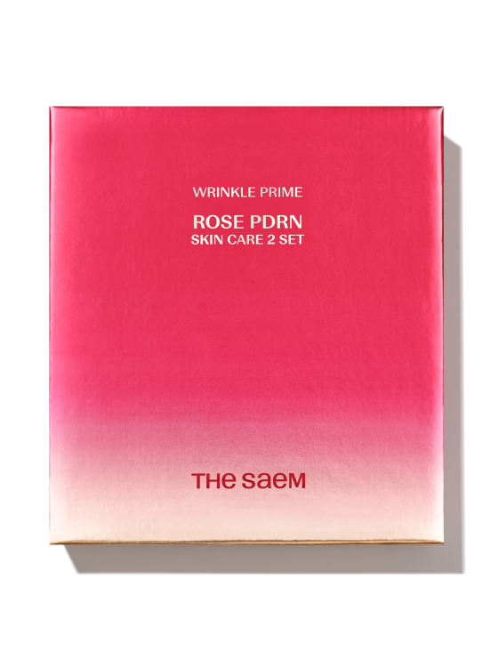 The Saem Wrinkle Prime Rose PDRN Skin Care 2 Set