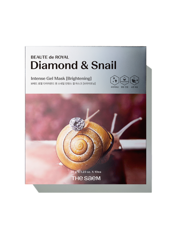 The Saem Beaute de Royal Diamond & Snail Intense Gel Mask(10ea)