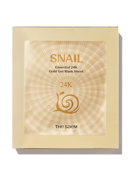 The Saem Snail Essential 24K Gold Gel Mask Sheet