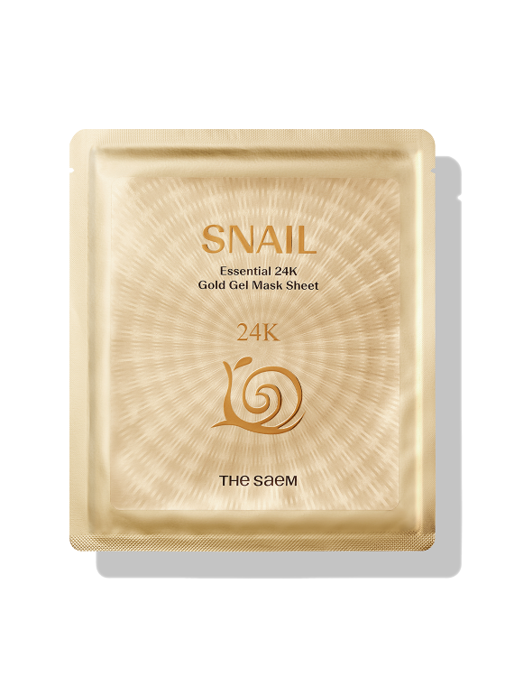 The Saem Snail Essential 24K Gold Gel Mask Sheet