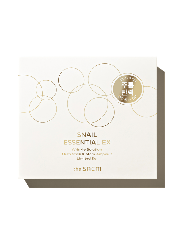 The Saem Snail Essential EX Wrinkle Solution Multi Stick & Stem Ampoule Limited Set