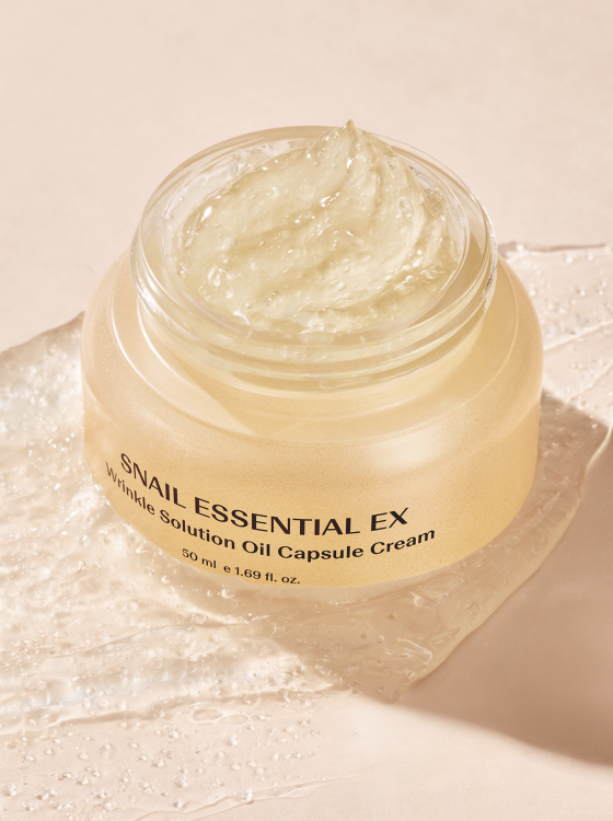 The Saem Snail Essential EX Wrinkle Solution Oil Capsule Cream