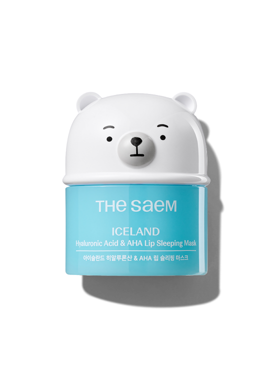 The Saem Iceland Hyaluronic Acid & AHA Lip Sleeping Mask